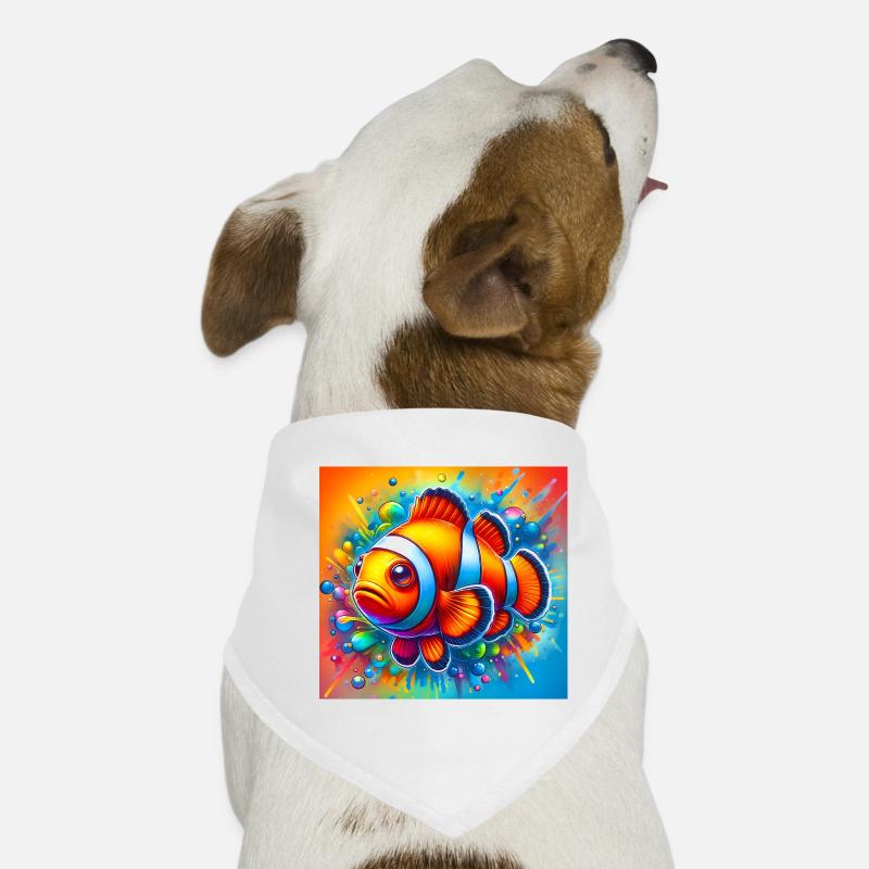 Clownfisch Hunde-Bandana