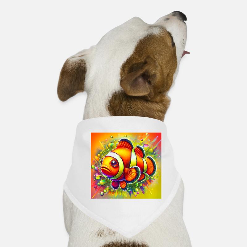 Clownfisch Hunde-Bandana