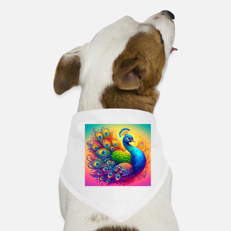 peacock Dog Bandana