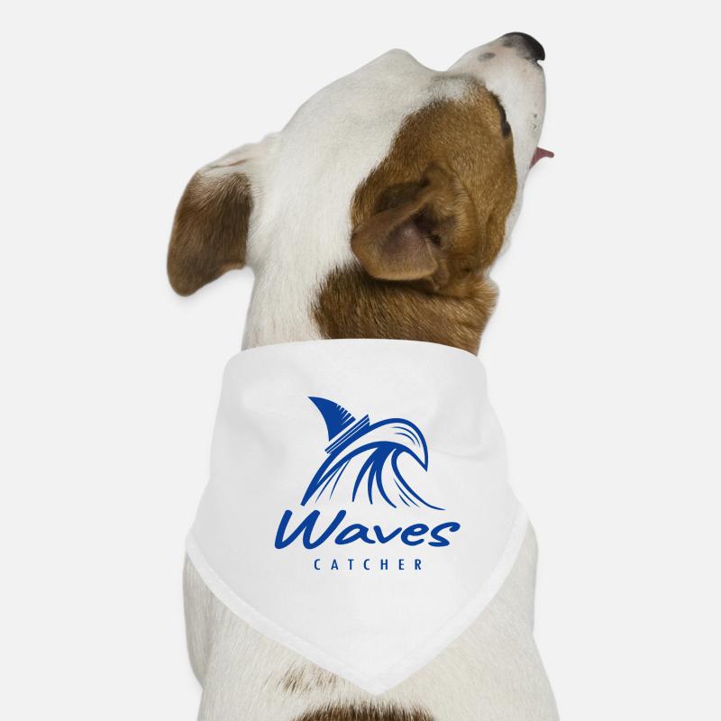Waves Catcher Surf Graphismes Bandana pour chien