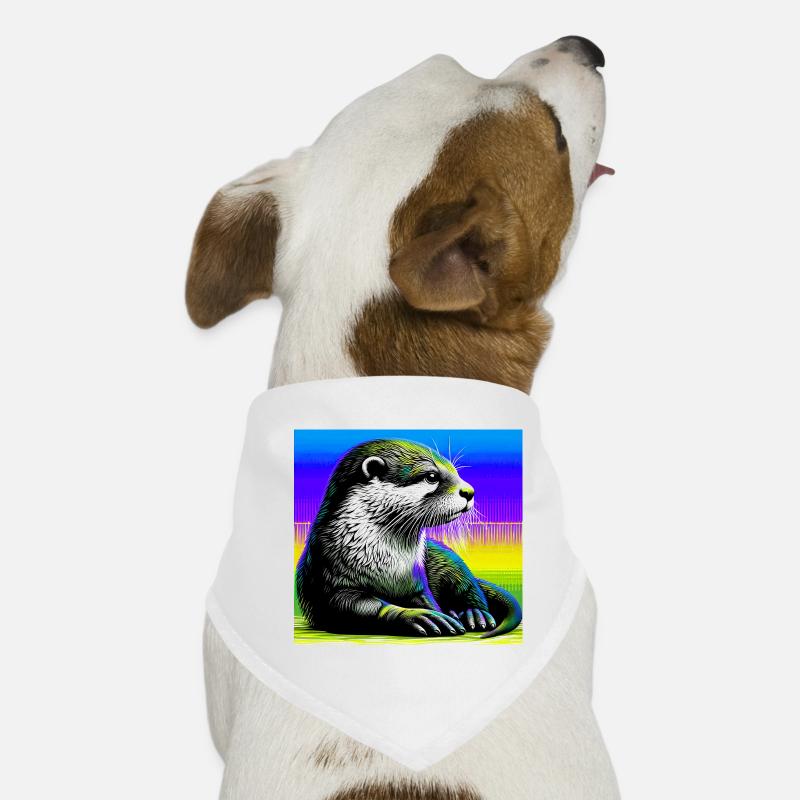 loutre Bandana pour chien