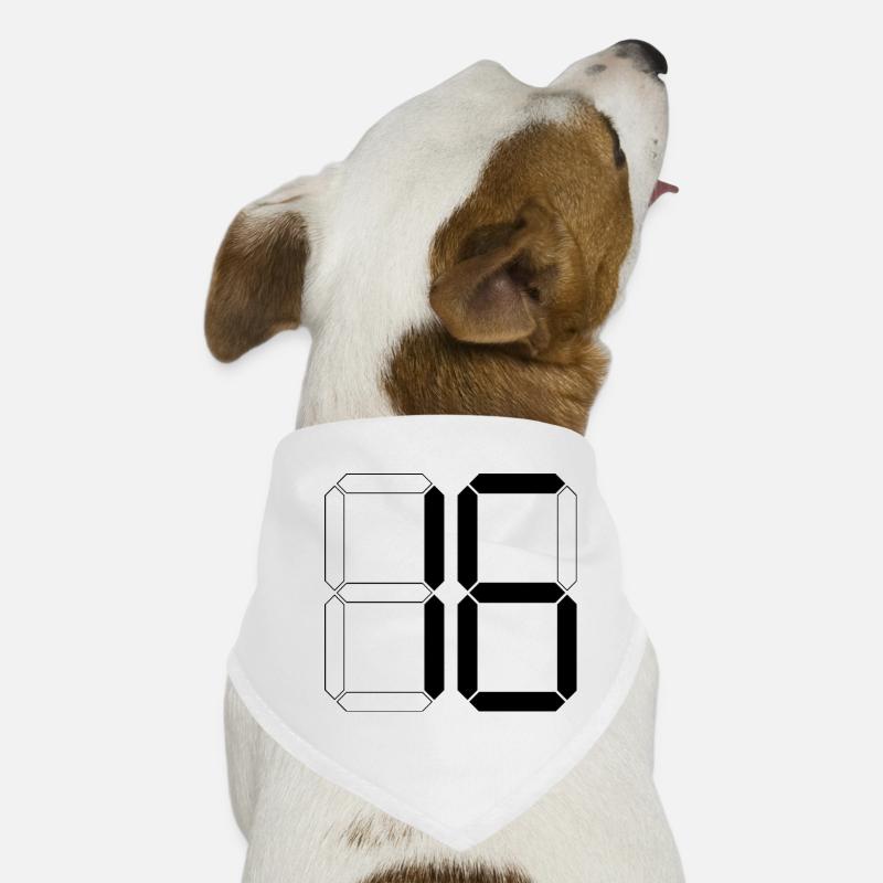 NUMÉRO 16 Seize Cadeaux d’anniversaire numériques Bandana pour chien