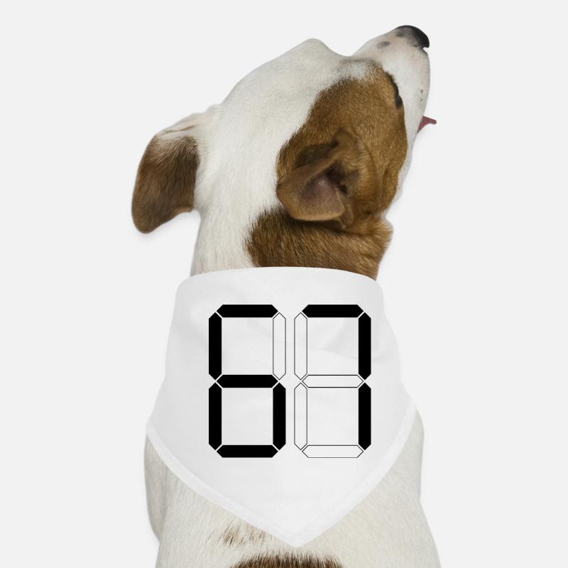 NUMMER 67 Sechs Sieben Meme Geschenk Digital Hunde-Bandana