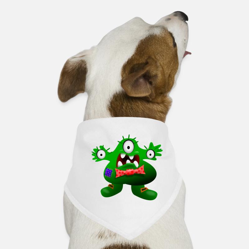 Le monstre drôle avec trois yeux Bandana pour chien