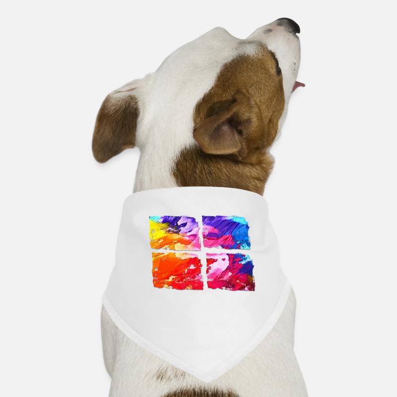 BUNT! CREATIVE! COULEURS! ART! Bandana pour chien