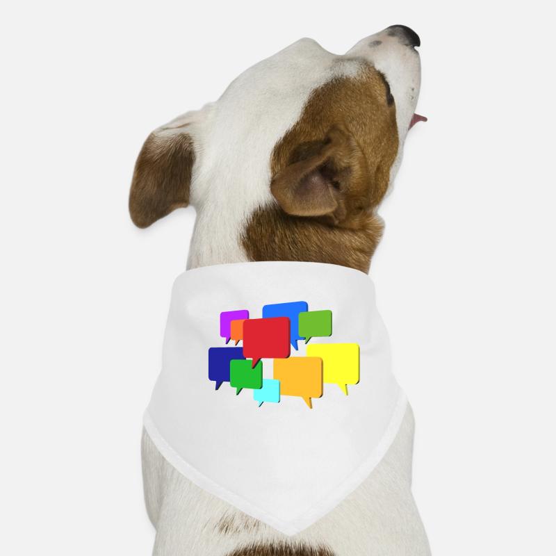 Bulles de différentes couleurs Bandana pour chien