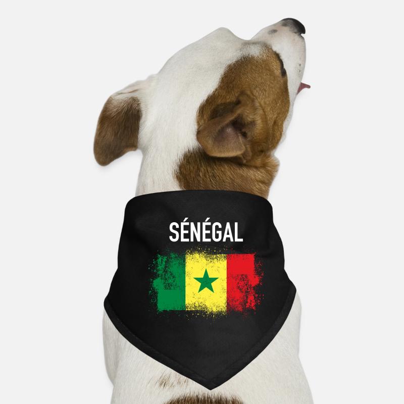 Sénégal Bandana pour chien