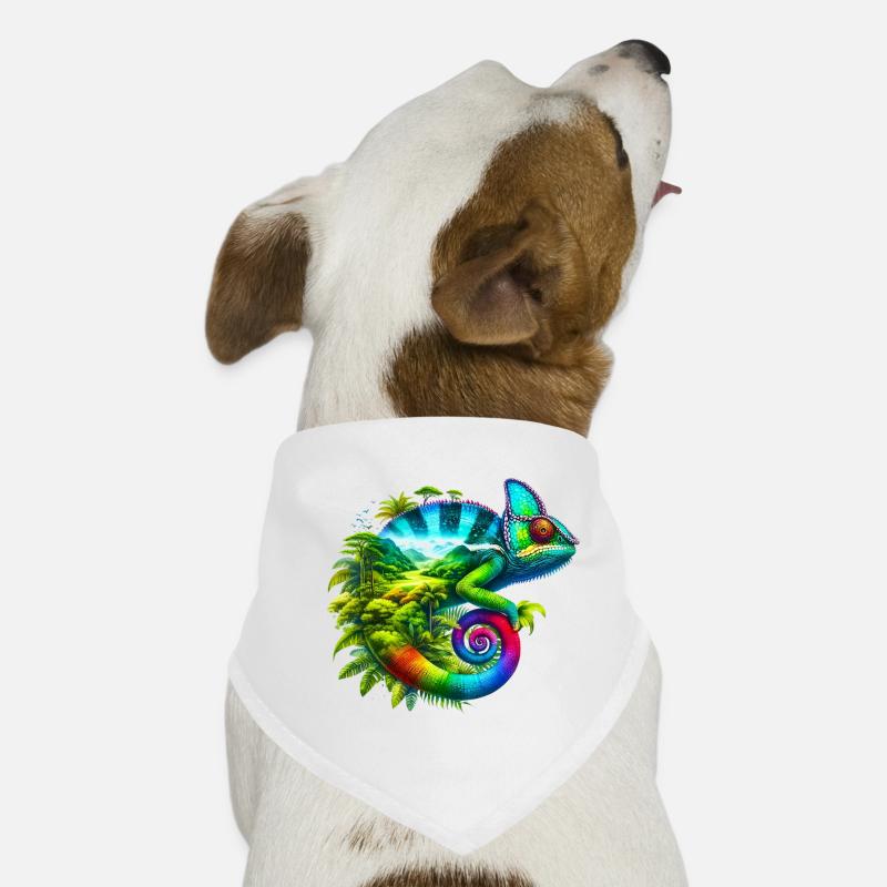Chameleon Dog Bandana