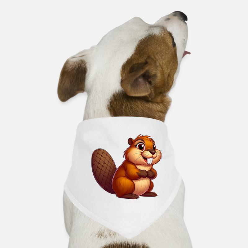 Bieber - Hunde-Bandana - Weiß
