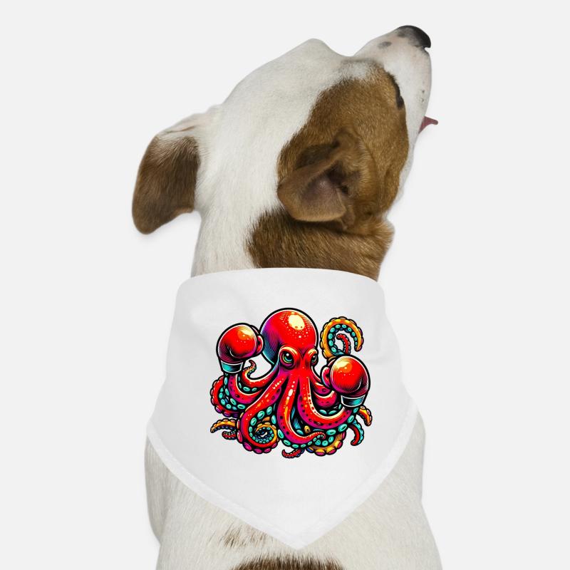 Krake Hunde-Bandana
