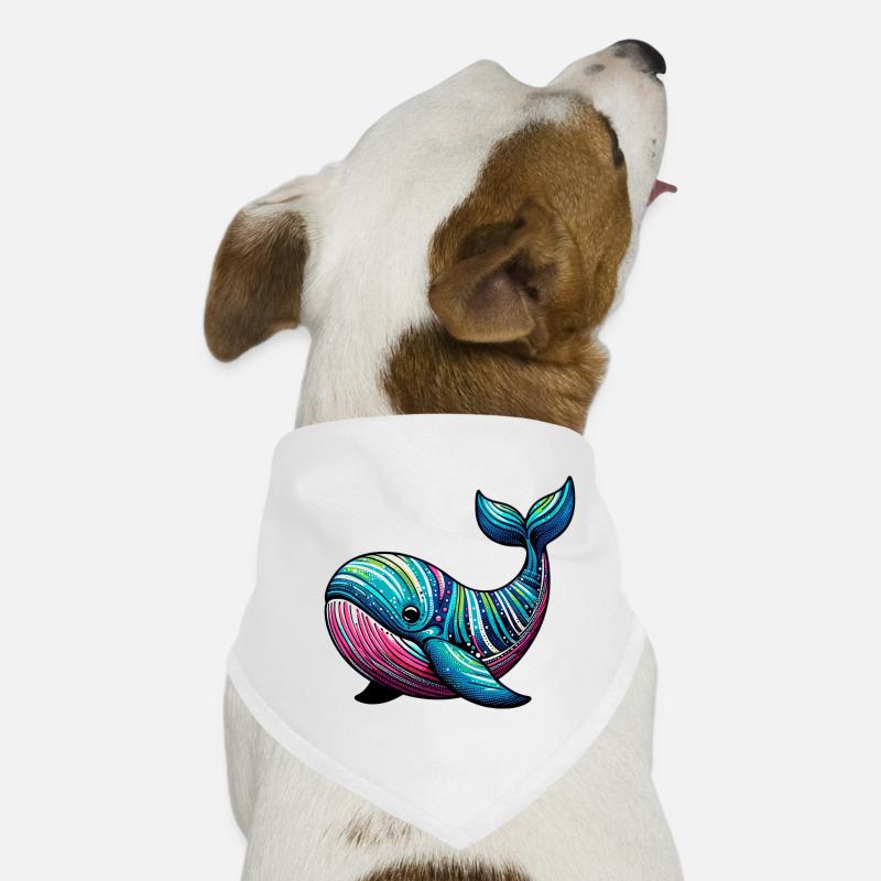 Baleine Bandana pour chien