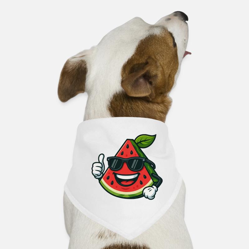 Erfrischende Wassermelone Sommerfrucht Cool Daumen Hunde-Bandana