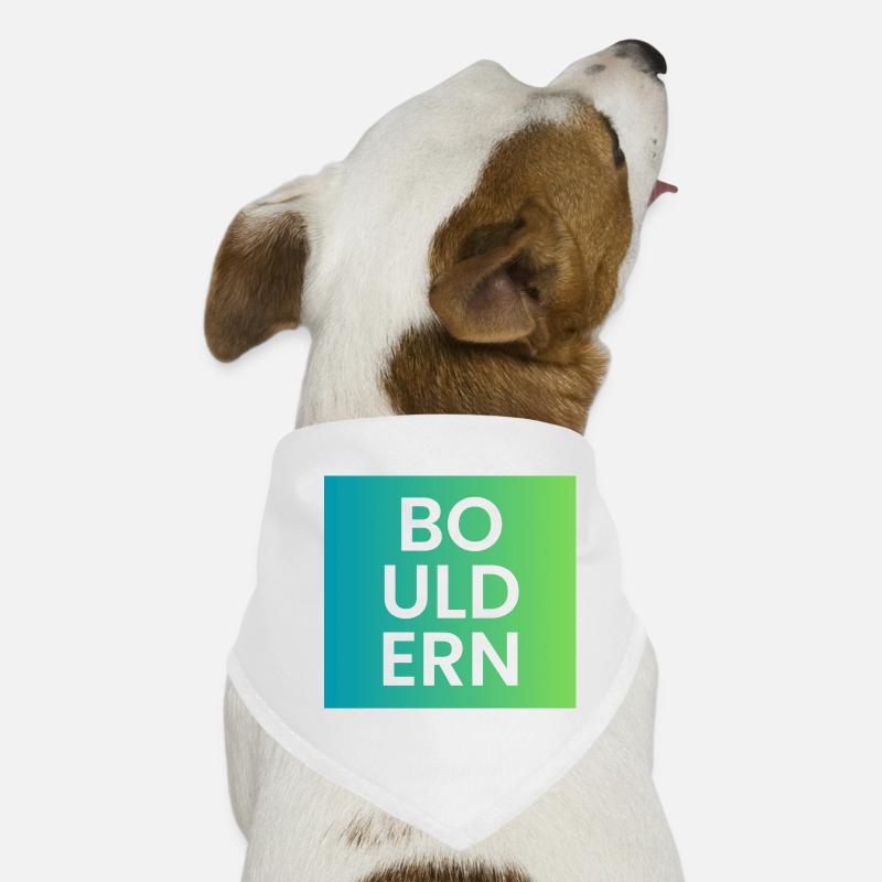 Bloc Dégradé Typo Bandana pour chien