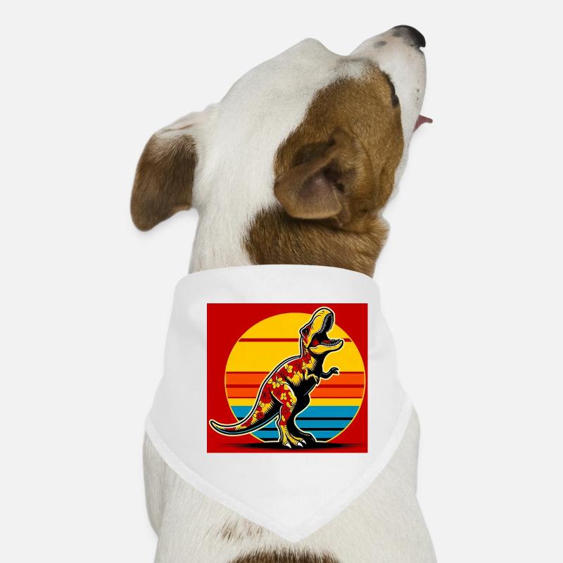 Dinosaurier Hunde-Bandana