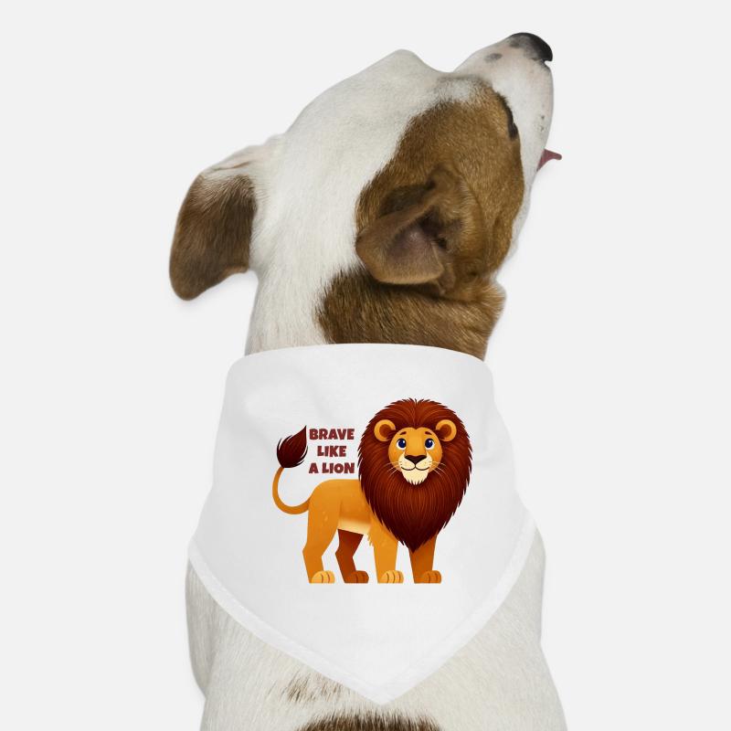 Tapferer Leo und Sunmane Hunde-Bandana