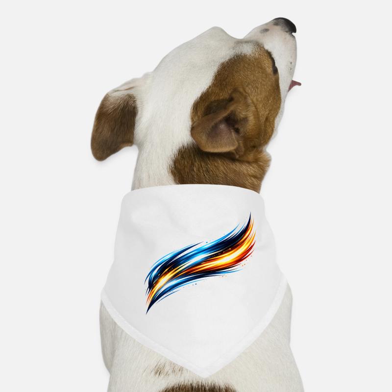 Sportliches Trikot Design Dynamischer Effekt Hunde-Bandana