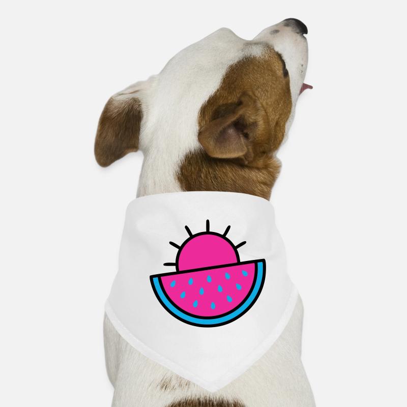 Watermelon Sun Pop Art des années 90 Bandana pour chien