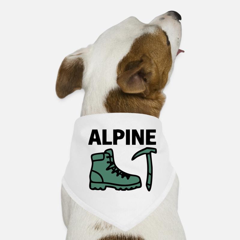 Wanderschuh Eispickel Alpine Bergsteigen Klettern Dog Bandana