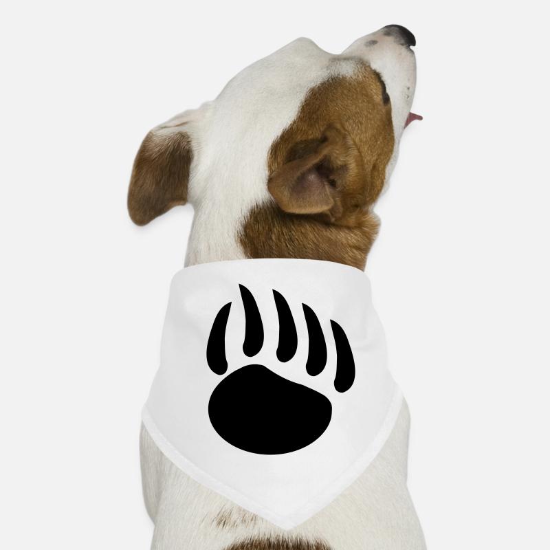 baerentatze - Bandana pour chien - blanc