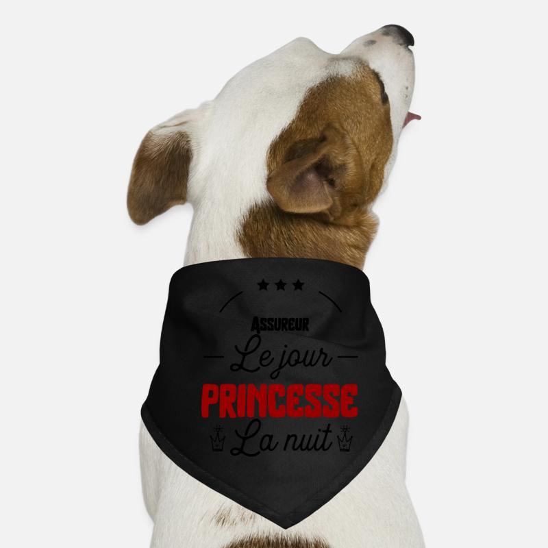 Princesse Assureur cadeau Bandana pour chien