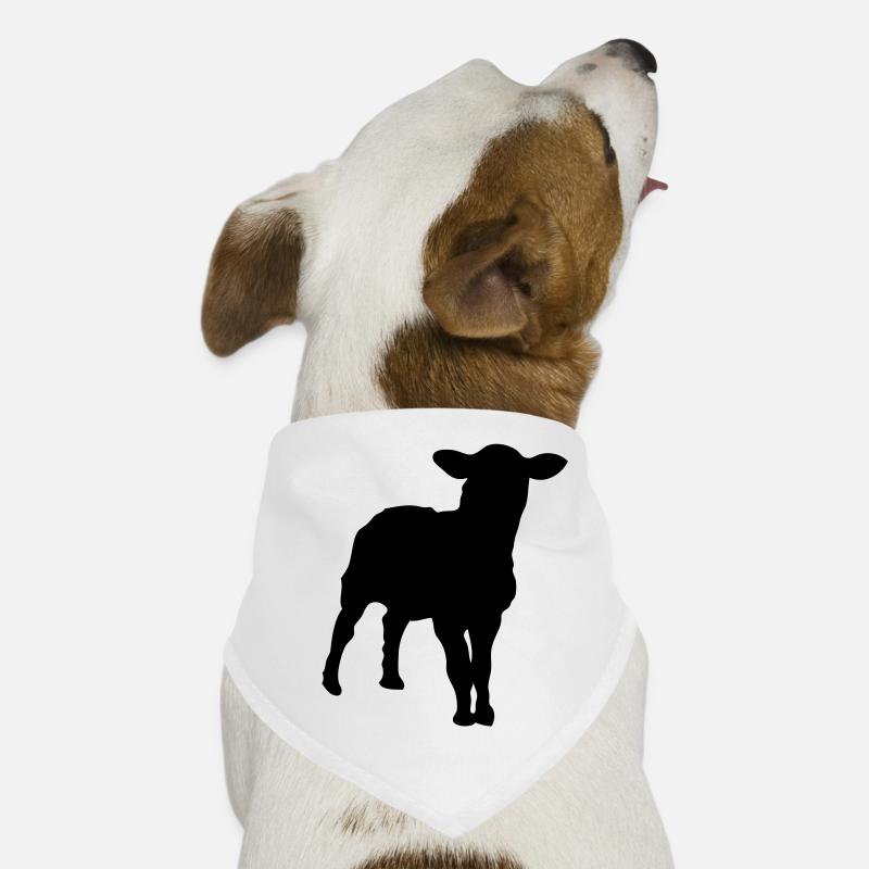 mouton sheep silhouette ombre shadow3 Bandana pour chien