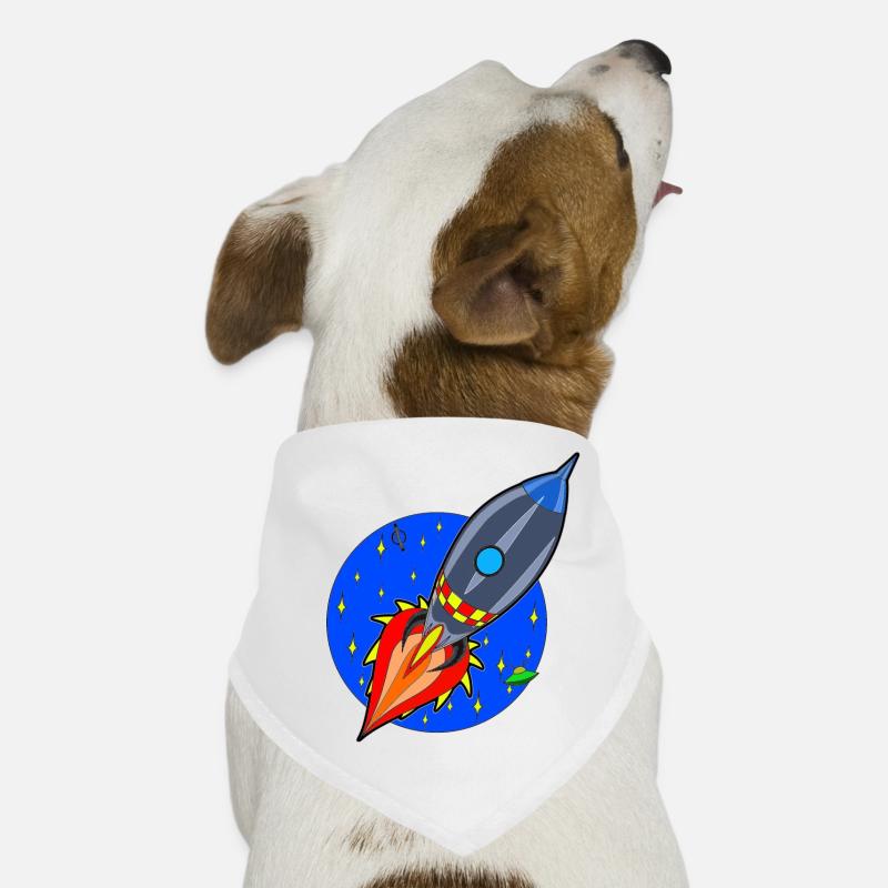 Funny Little Rocket Bandana pour chien