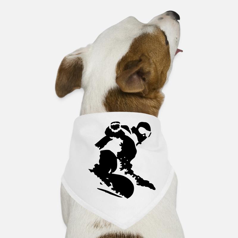 snowboarding_20 Bandana pour chien