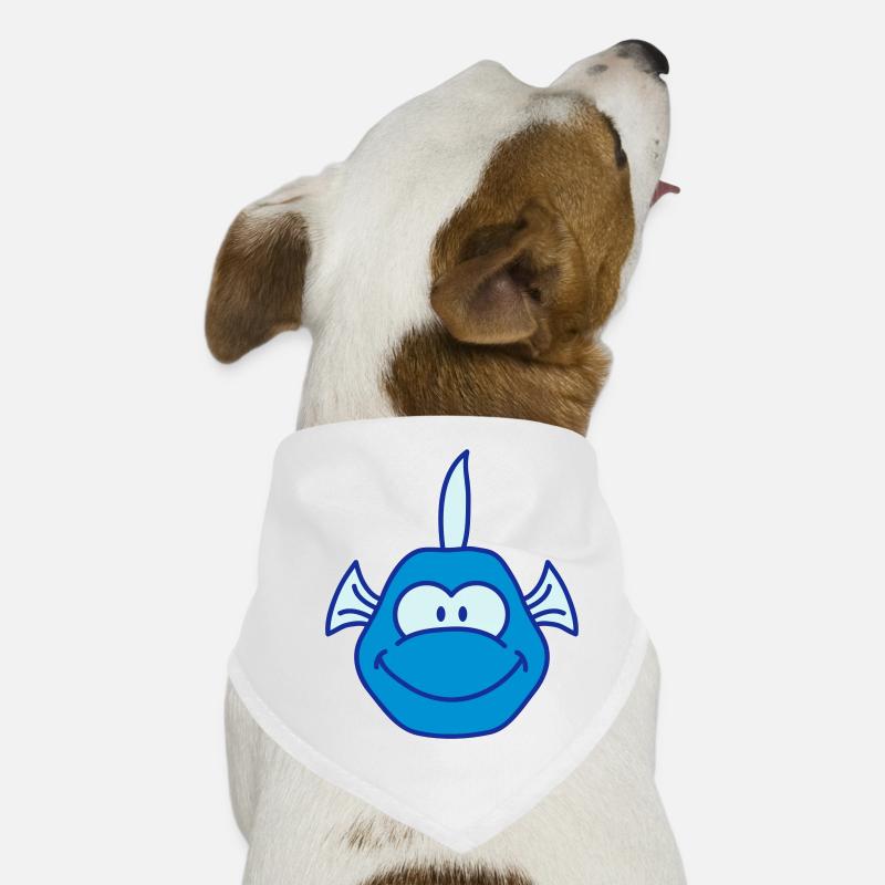 Funny Comic Fish Hunde-Bandana