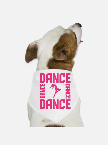 Dance - Bandana pour chien - blanc