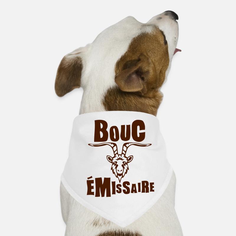 bouc emissaire expression Bandana pour chien