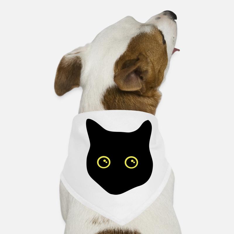 black cat, cat eyes Dog Bandana