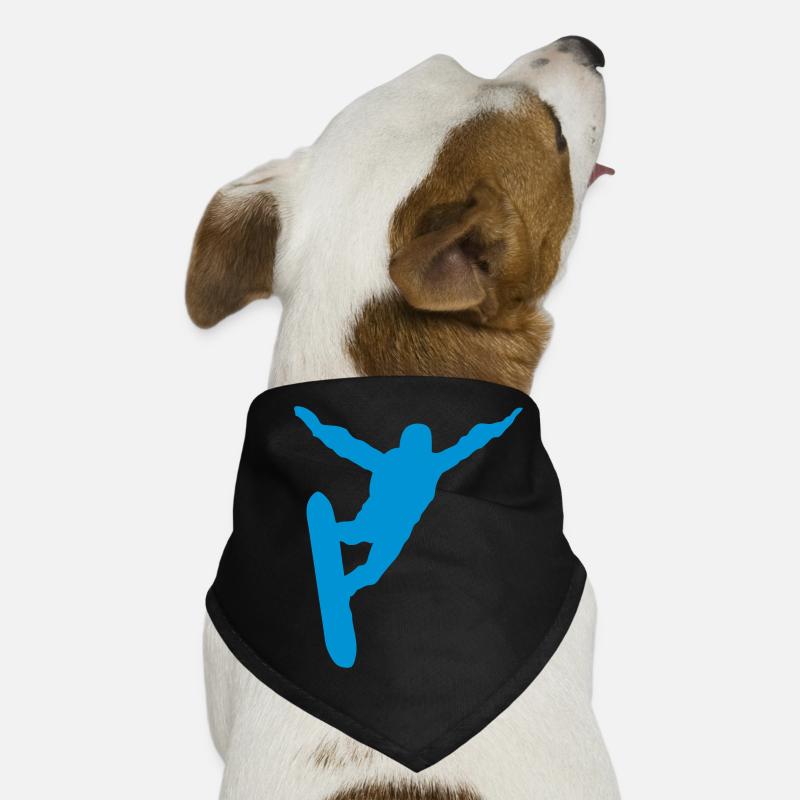 skysurf skydiving silhouette shadow Dog Bandana
