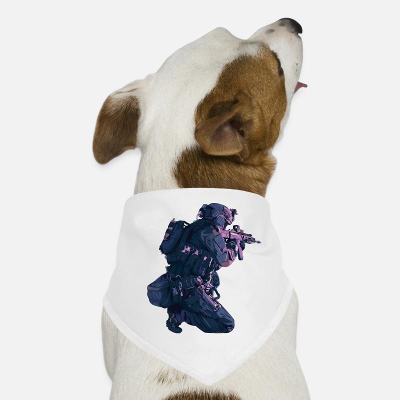 Soldier. Special forces. Armed forces. Dog Bandana