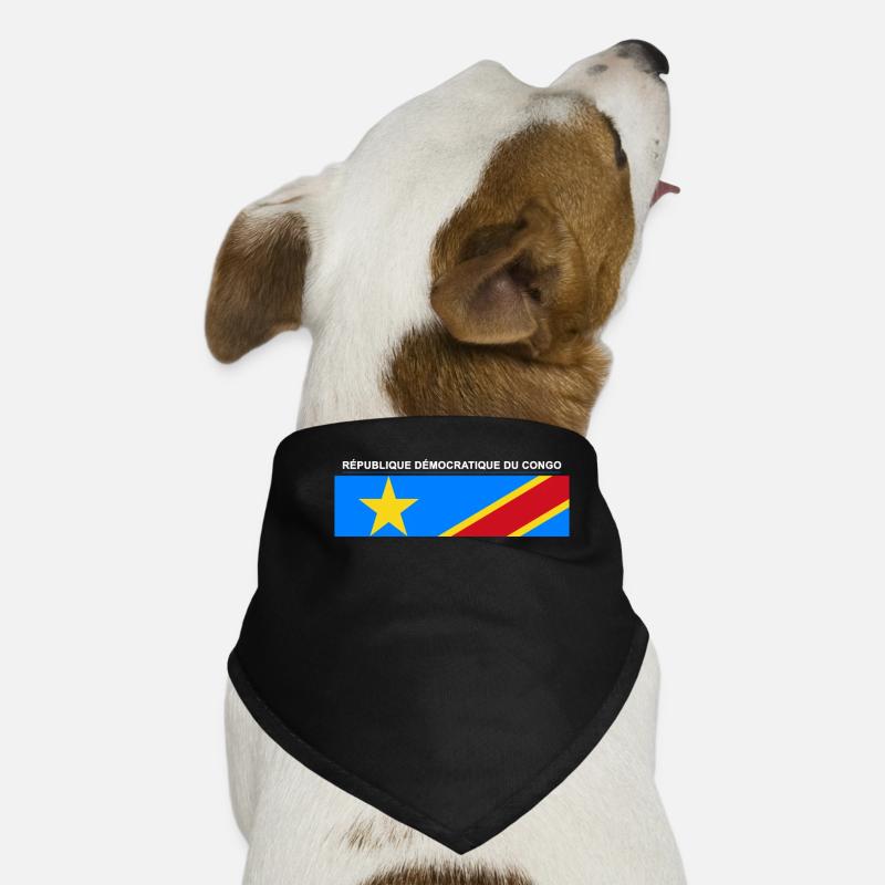 La République démocratique du Congo Bandana pour chien