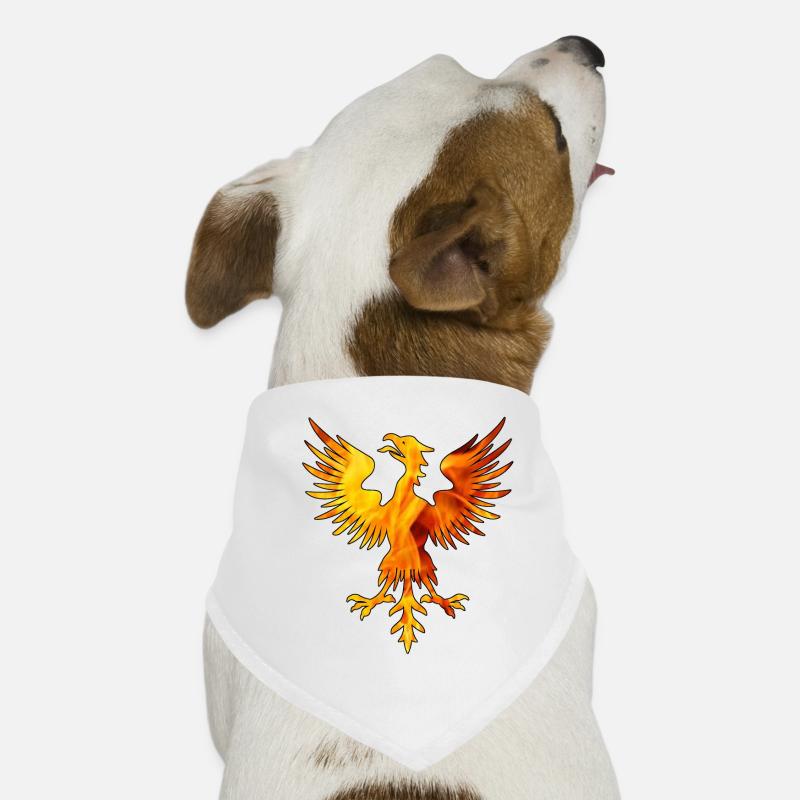 phenix on fire Dog Bandana