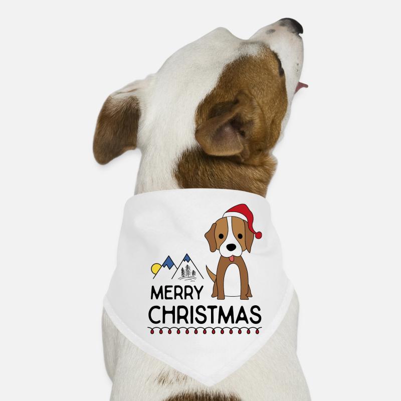 Noël drôle avec un chien pour des amis Bandana pour chien