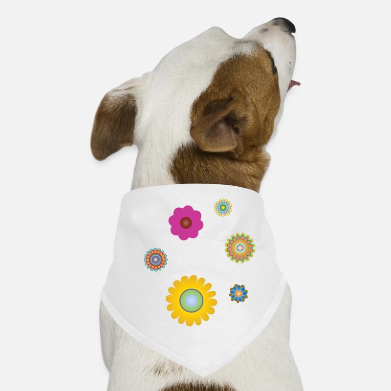 flower power Hunde-Bandana