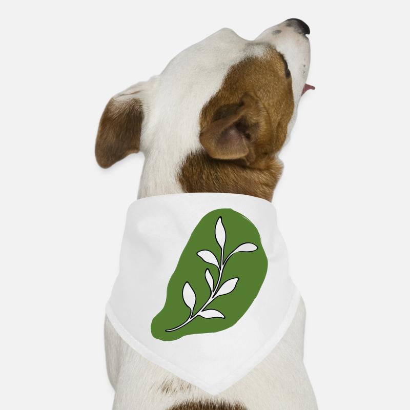 Feuilles Bandana pour chien