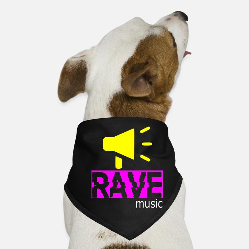 Rave music Dog Bandana