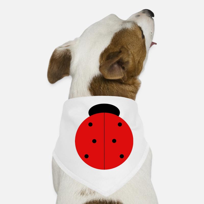 Coccinelle Rouge à Points Noirs Bandana pour chien