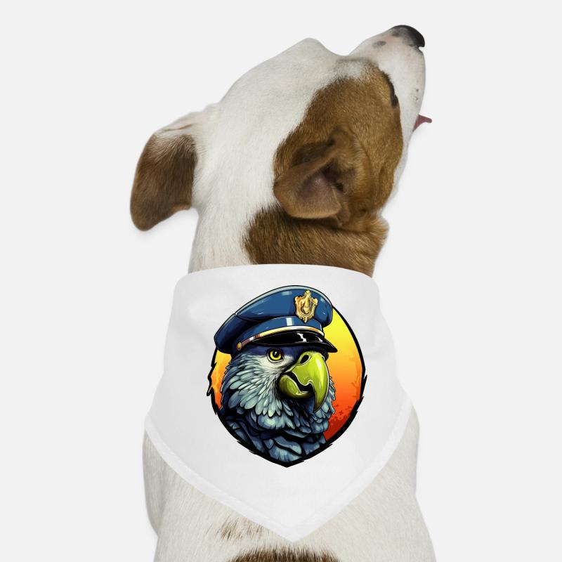 Polizei Papagei Hunde-Bandana