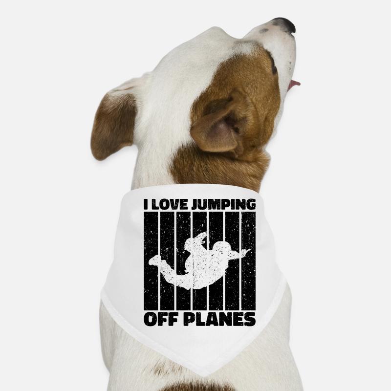 Parachutisme Passion Design. Cadeau d’adrénaline parfait Bandana pour chien