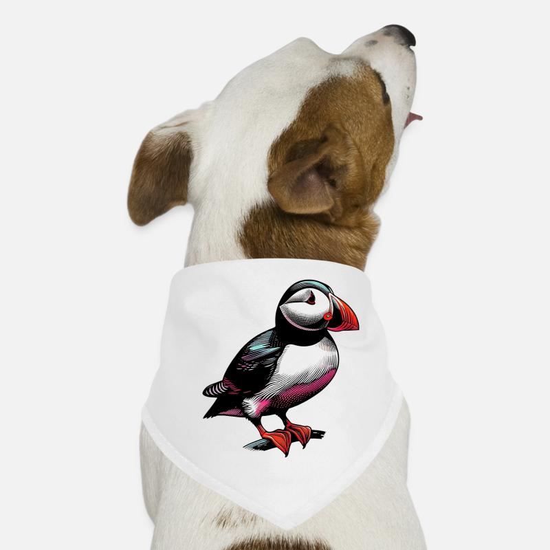 Papageitaucher Hunde-Bandana