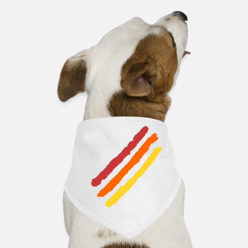 Couleurs Stripe Design / Drapeau vectoriel Bandana pour chien