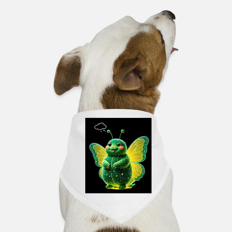 Grünleuchter Schmetterling  Hunde-Bandana