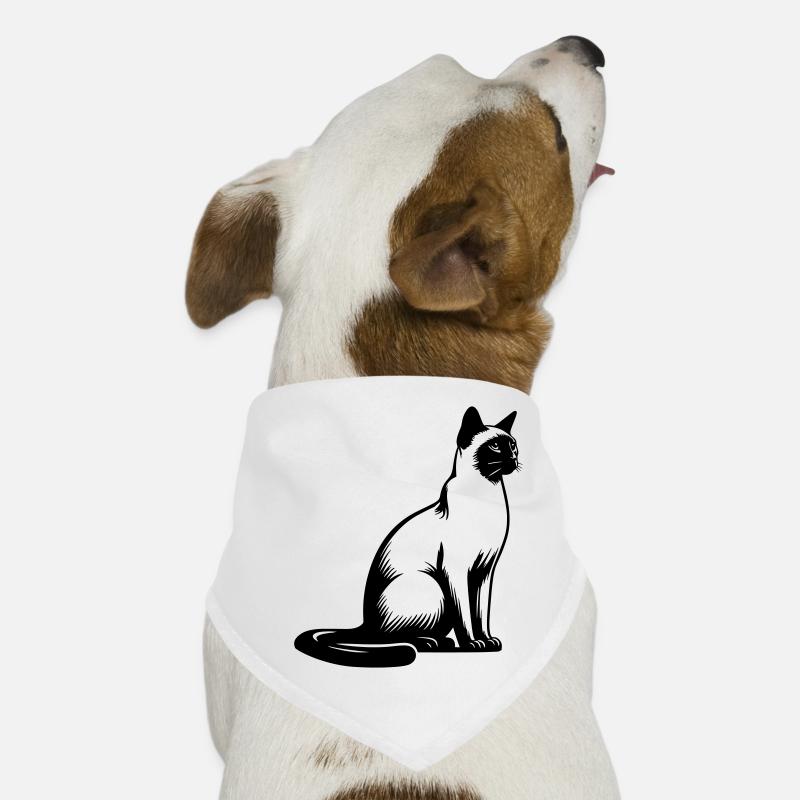 Siamkatze Hunde-Bandana