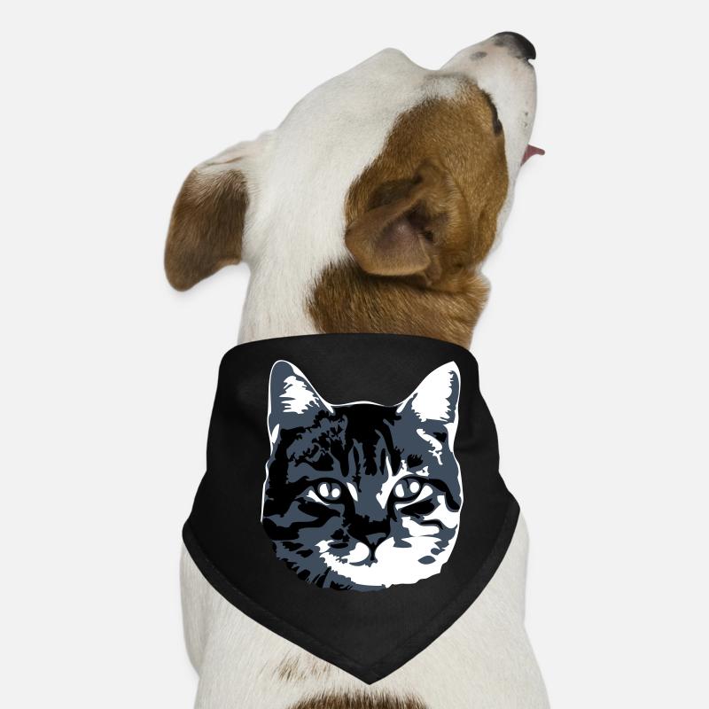 Katze Realistisch Haustier Süß Niedlich Kätzchen Hunde-Bandana