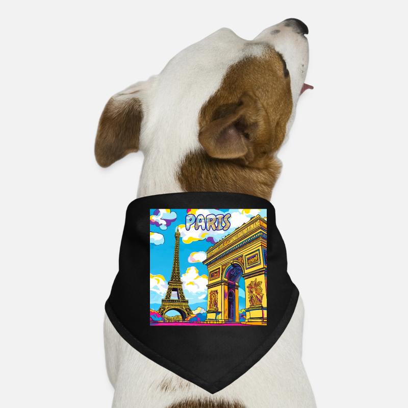 Paris in der Tasche – perfektes Geschenk! Hunde-Bandana