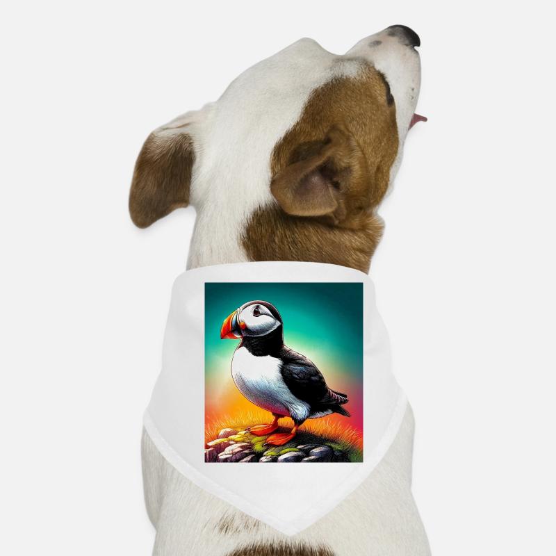 Papageitaucher Hunde-Bandana