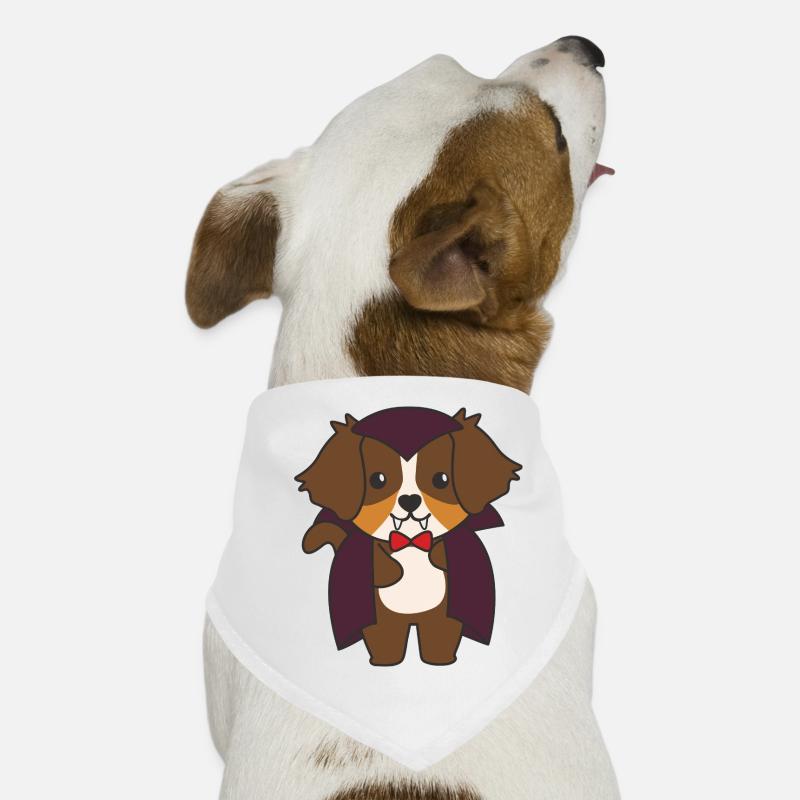Australian Shepherd Happy Halloween Cute Vampire Dog Bandana